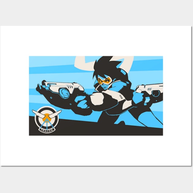 Tracer Clock's Tickin' Wall Art by Genessis